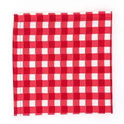 Салфетка красная клетка, RestoTouch Textile, 45 х 45 см