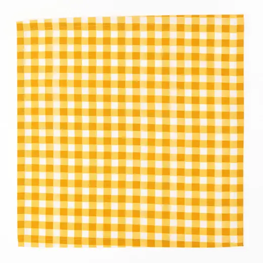 Салфетка желтая клетка, RestoTouch Textile, 45 х 45 см