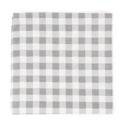 Салфетка серая клетка, RestoTouch Textile, 45 х 45 см