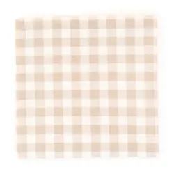 Салфетка бежевая клетка, RestoTouch Textile, 45 х 45 см