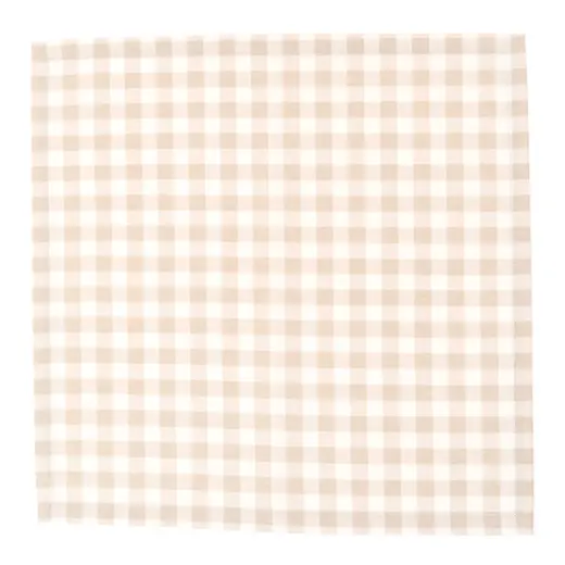 Салфетка бежевая клетка, RestoTouch Textile, 45 х 45 см