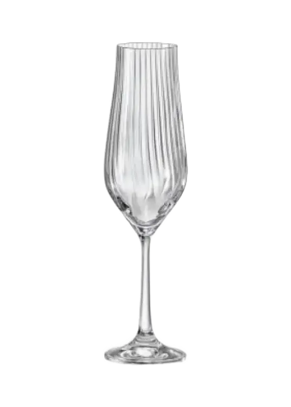 Бокал для шампанского, Crystalex, Tulipa Optic, 170 мл