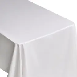 Скатерть белая хлопковая, RestoTouch Textile, 130 x 130 см