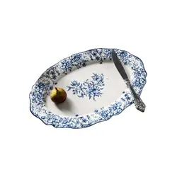 Блюдо, Tudor, Blue Jardin, 30 см