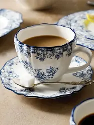 Чайная пара, кружка и блюдце, Tudor, Blue Jardin, 300 мл