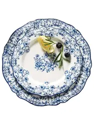 Тарелка десертная, Tudor, Blue Jardin, 21 см