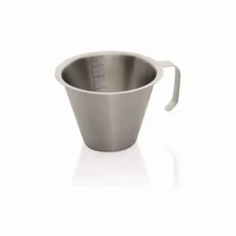 1006010 Емкость мерная без ножки, с градуировкой, 0.1л., нерж.сталь, WAS, Германия