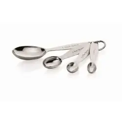 1107104 Набор мерных ложек 1/4-1/2-1 чайн.ложки 1 ст.ложка. нерж.сталь, WAS, Германия