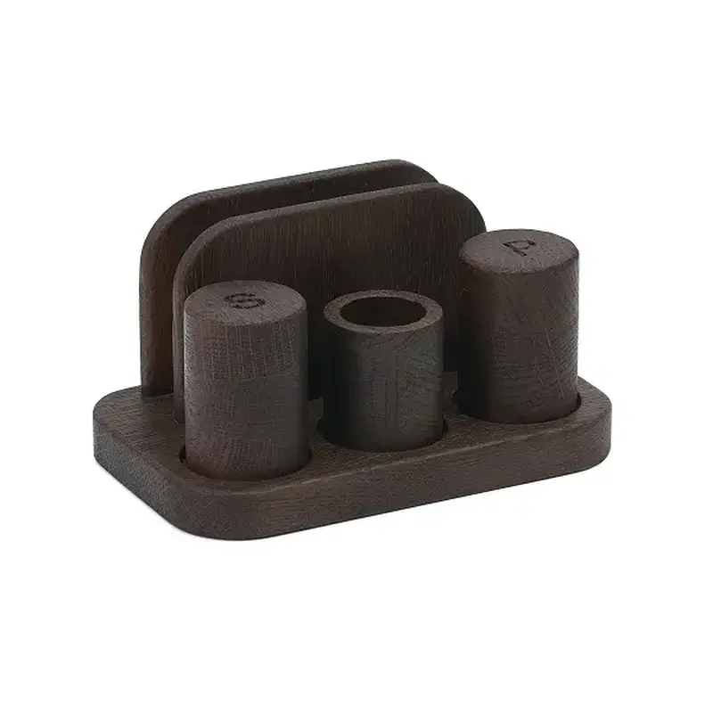 Набор для специй RestoTouch Wood дуб коричневый 195 х 120 мм