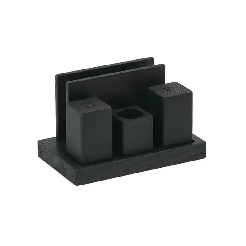 Набор для специй и салфеток RestoTouch Wood дуб черный 170х100 мм