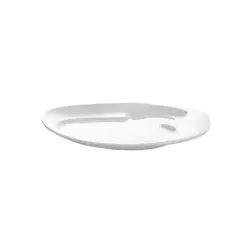 Тарелка, RAK Porcelain, Nabur,32х26.5 см, с 2 зонами
