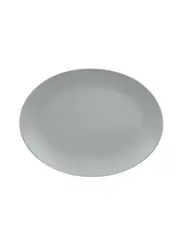 Тарелка овальная, RAK Porcelain, Neofusion, 36x27 см, Pitaya Grey