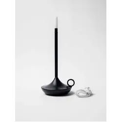 Лампа настольная беспроводная 1 цвет, 3 режима яркости, алюм., черная LED CANDLE MGline 