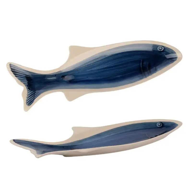 Блюдо овальное P.L. Proff Cuisine Northern Blue Frutti di Mare 42*13,3 см h4,5 см