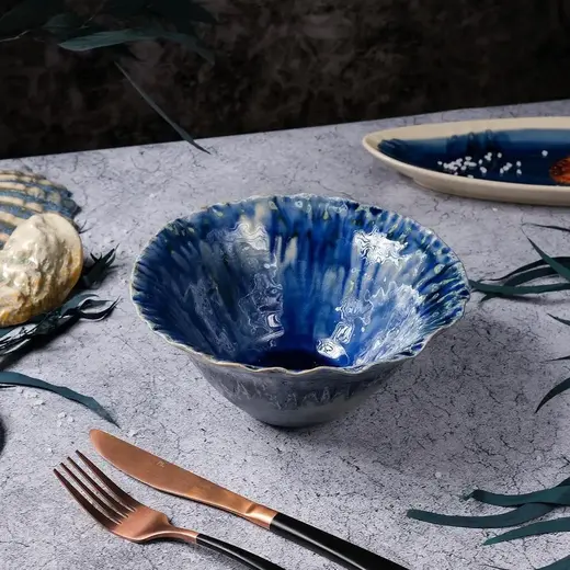 Салатник P.L. Proff Cuisine Northern Blue Frutti di Mare 925 мл d 19,5/6 см h9 см