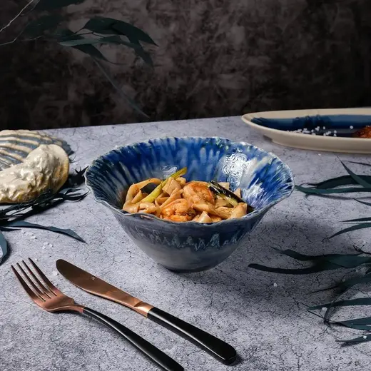 Салатник P.L. Proff Cuisine Northern Blue Frutti di Mare 925 мл d 19,5/6 см h9 см