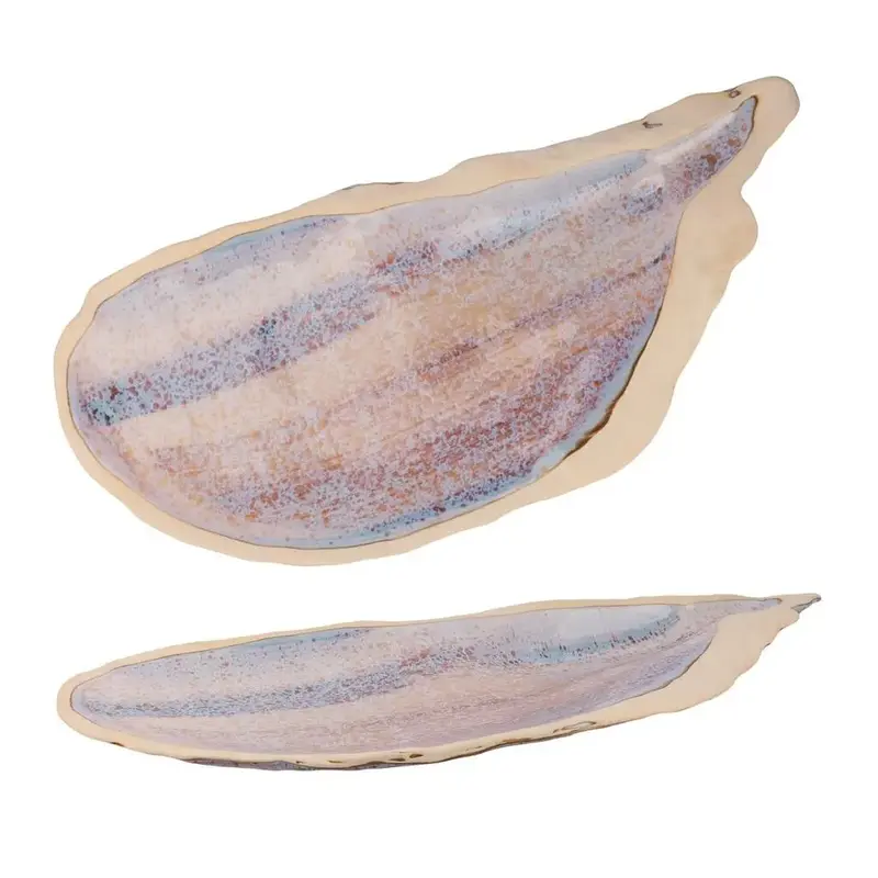 Блюдо овальное P.L. Proff Cuisine Northern Blue Frutti di Mare 51,8*23,5 см h3,5 см