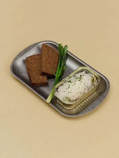 Поднос металлический с ручками, Old Island "Грэй", L 29.5 см, B 16.2 см , H 3.5 см