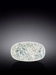 Блюдо овальное углубленное, Wilmax, Olive Green, 20х11 см