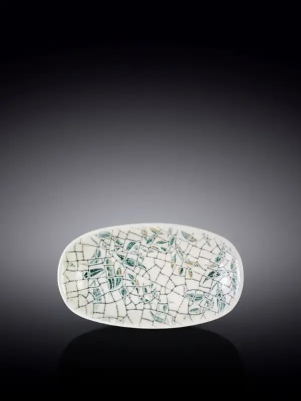 Блюдо овальное углубленное, Wilmax, Olive Green, 20х11 см