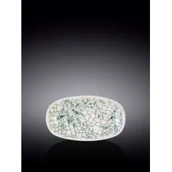 Блюдо овальное углубленное, Wilmax, Olive Green, 20х11 см