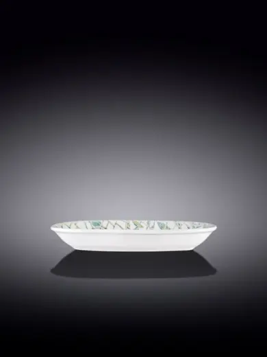 Блюдо овальное углубленное, Wilmax, Olive Green, 30.5х18 см