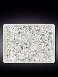 Блюдо прямоугольное, Wilmax, Olive Green, 30х23 см