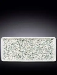 Блюдо прямоугольное, Wilmax, Olive Green, 33х15 см