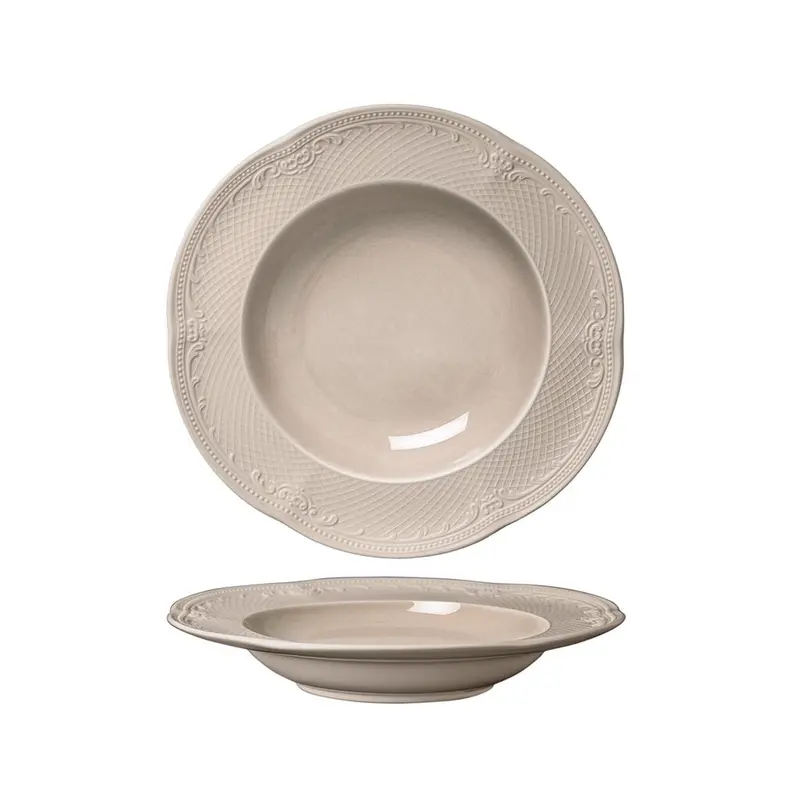 Тарелка глубокая Noble Peach Tea Aristocrat 325 мл d 23,2 см h4 см