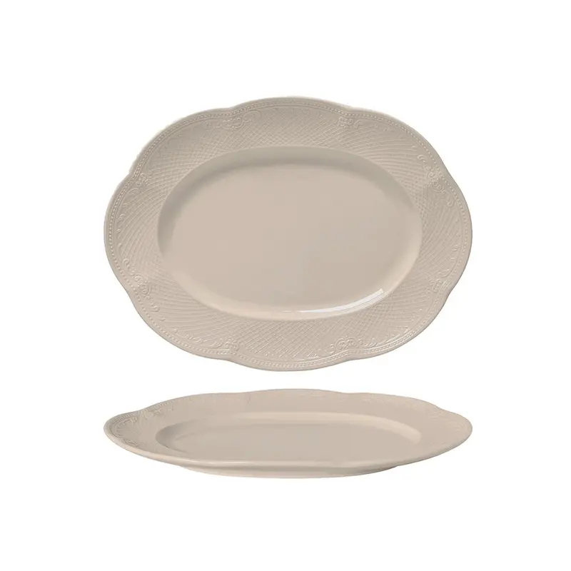 Блюдо овальное Noble Peach Tea Aristocrat 30*22,5*2,8 см