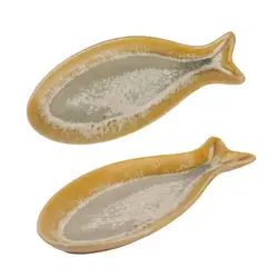 Блюдо для подачи P.L. Proff Cuisine Fish Pearl Blue Frutti di Mare 21*9 см h2 см