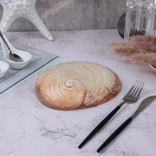 Салатник P.L. Proff Cuisine Pearl Ammonite Shell Frutti di Mare 365 мл 19*14,5 см h5 см