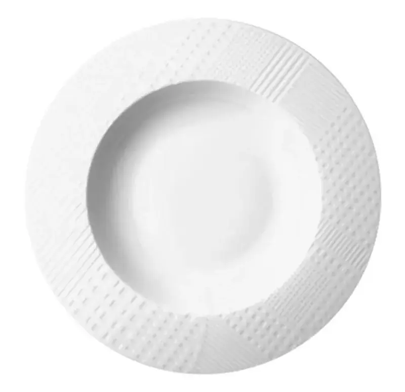 Тарелка круглая глубокая RAK Porcelain Pixel d=28 см