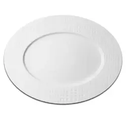 Тарелка овальная плоская RAK Porcelain Pixel 34 см