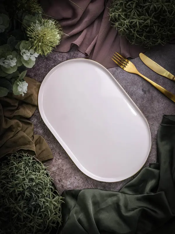 Блюдо овальное Porland CHOPIN GOLD  32см