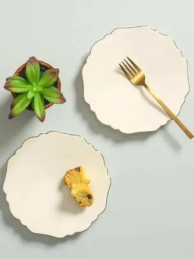 Блюдце для кофейной чашки Porland Tide Gold Banded 12см