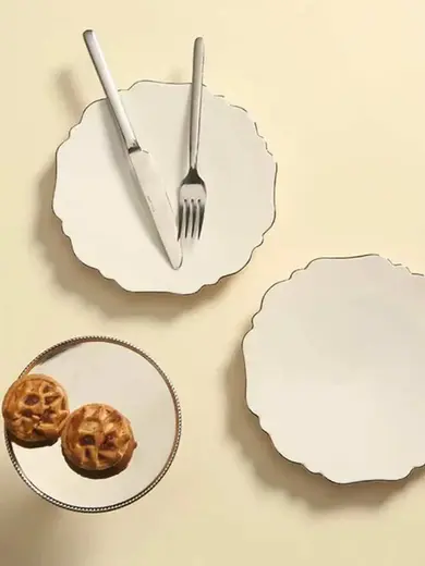 Блюдце для кофейной чашки Porland TIDE PLATINUM Banded 12см