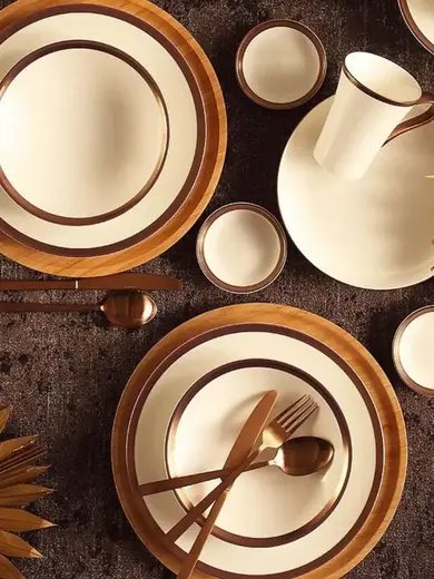 Тарелка плоская с бортом, Porland Legacy Copper 27см