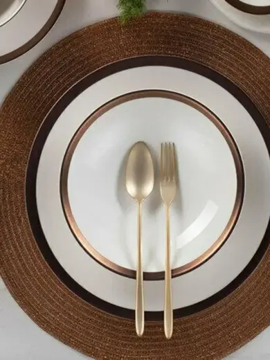 Тарелка плоская с бортом, Porland Legacy Copper 27см