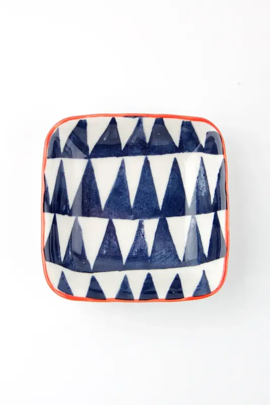 Тарелка квадратная, Porland MIX&MATCH 9 см., COBALT