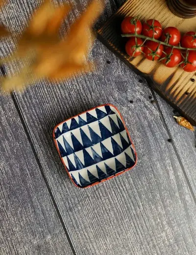 Тарелка квадратная, Porland MIX&MATCH 9 см., COBALT