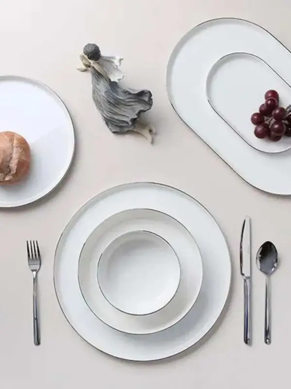 Обеденный сервиз на 6 персон Porland CHOPIN PLATINUM (27пред.)