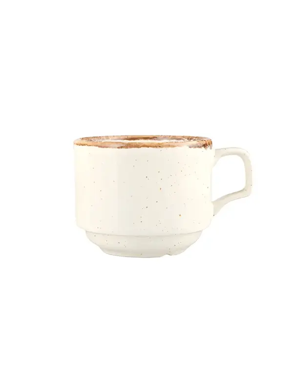 Чашка чайная стопируемая, Porland SEASONS BEIGE 177 мл, цвет бежевый