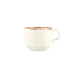 Чашка чайная стопируемая, Porland SEASONS BEIGE 177 мл, цвет бежевый