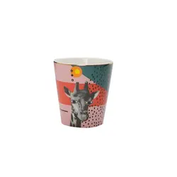 Чашка без ручки Porland Wild Life 320 мл Giraffe