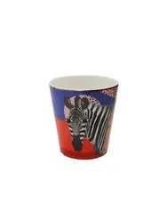 Чашка без ручки Porland Wild Life  320 мл Zebra