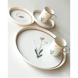 Чайная пара Porland Botanical 200 мл, четыре пары