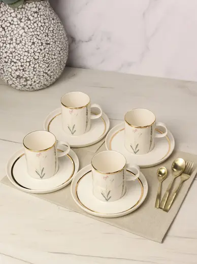 Чайная пара Porland Botanical 200 мл, четыре пары