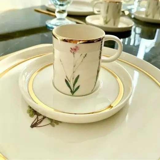 Чайная пара Porland Botanical 200 мл, четыре пары