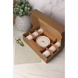 Чайный набор Porland Botanical 200 мл, шесть пар, подарочная коробка